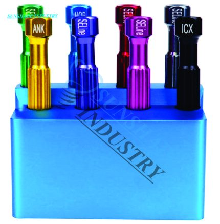 Dental Implant Driver Set – 8-Piece Color Coded Implant Screwdriver Kit