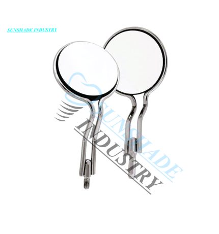 Dental Double-Sided Mouth Mirror with Threaded Stem – Set of 50 Pcs